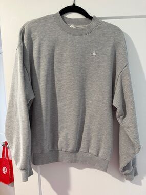 ALO Yoga Men's Crewneck Sweatshirt - Light Gray